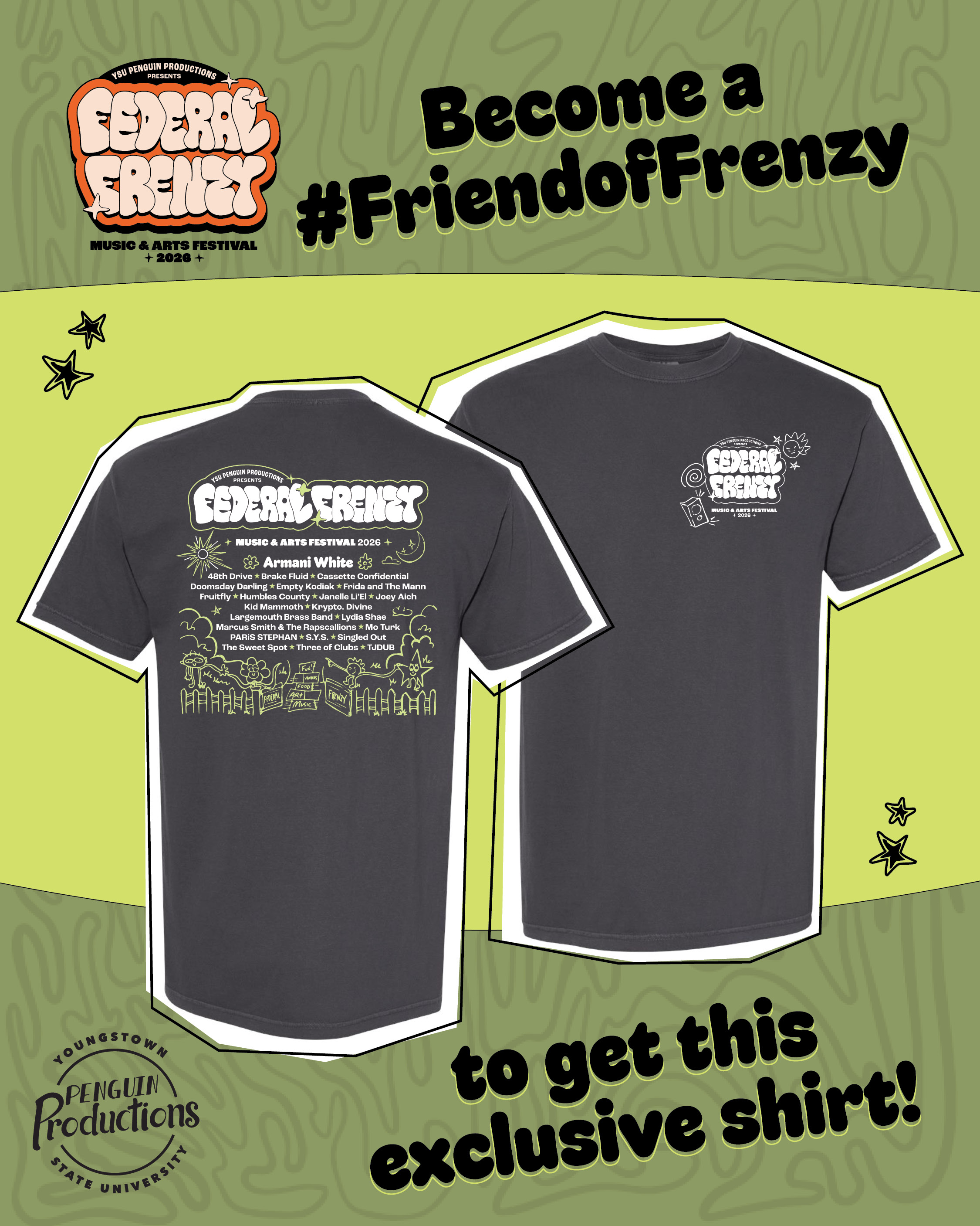 Friend of Frenzy social media graphic